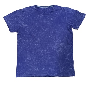 Vente de gros T-shirts unisexes personnalisés 220 g/m² Lavage à l'acide Boxy Fit Tshirt pour homme Vintage Oversize Raw Edge avec poids lourd aspect lavé - Product Image 2