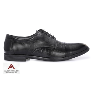 Chaussures habillées Oxford en cuir véritable pour hommes, respirantes, élégantes, à bout pointu, à lacets, pour le bureau, les mariages et toutes occasions - Product Image 2