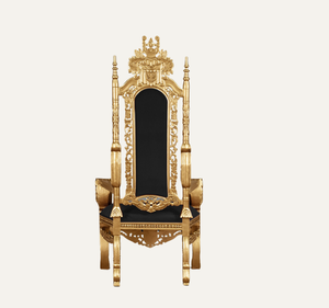 เก้าอี้บัลลังก์ไม้มะฮอกกานีแท้สไตล์ราชวงศ์ แข็งแรงทนทาน เฟอร์นิเจอร์หรูหราคลาสสิกสำหรับโรงแรม อพาร์ทเมนท์ วิลล่า ห้องนั่งเล่น - Product Image 3