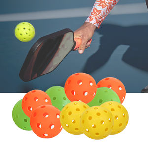 Balles de pickleball, noyau en nid d'abeille en aramide, 74 mm, design noir et coloré, 40 trous, extérieur, USAPA - Product Image 2