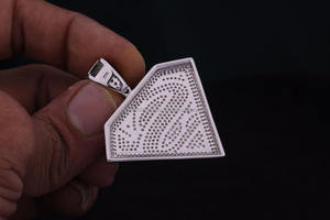 Iced Superman Moissanite <b>Pendant</b> 925 Sterling Silver Gold Plated Hip Hop Custom <b>Name</b> Personalized Men's Party <b>Necklace</b> - Product Image 3