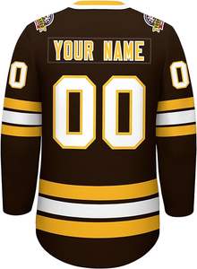 Maillots de hockey sur glace sur mesure, broderie, impression par sublimation, vêtements de sport respirants, logo personnalisé, directement du Pakistan - Product Image 2