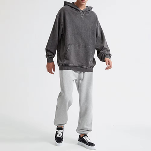 Sweat à capuche unisexe personnalisé de haute qualité, style vintage, avec motif graphique, effet délavé soleil, en molleton épais, délavé à l'acide, effet vieilli, écologique - Product Image 6