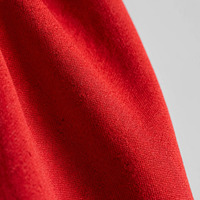 Pantalon de jogging décontracté pour homme en toile de coton 100% rouge, brodé, taille élastique avec cordon de serrage, séchage rapide, poches latérales