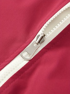Chaqueta Reversible con Capucha para Hombre y Mujer, Diseño en Contraste de Color, Desmontable, Transpirable, Cortavientos, Cuello Alto, Estilo Deportivo - Product Image 6