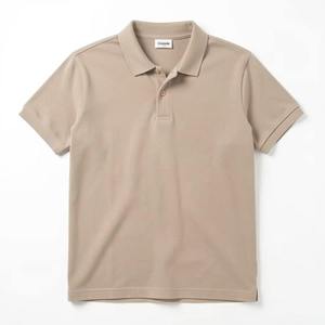 เสื้อโปโลชายคุณภาพสูง เสื้อยืดโปโลชาย ผ้าฝ้าย ลายเรียบ แขนสั้น สีพื้น ดีไซน์ถัก ทรงปกติ - Product Image 3