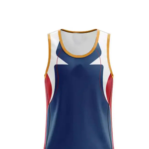 Uniforme Deportivo Personalizado al por Mayor con Sublimación, sin Mangas, Logotipo Personalizado, 100% Poliéster, Transpirable, de Secado Rápido, Unisex - Product Image 5