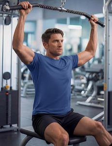 Seamless UV-Protection Mens Quick-Dry T-<b>Shirt</b> For Running With Muscle Support Fit - Product Image 4