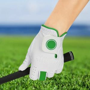Gants de golf de qualité supérieure, gants Cabretta à doigts entiers pour hommes et femmes, gants de golf personnalisés avec logo - Product Image 6