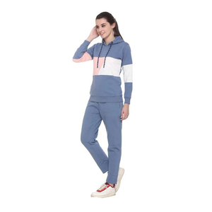 Nuevo Conjunto Deportivo Elegante para Mujer, Invierno, 100% Algodón, Terciopelo, Top Corto, Sudadera con Capucha y Pantalones Deportivos, 2 Piezas, 2026 - Product Image 5