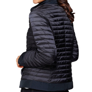 2026 New Custom Embroidered Logo <b>White</b> Women's Winter Puffer <b>Jacket</b> Recycled Coats Warm Duck Feather - Product Image 2