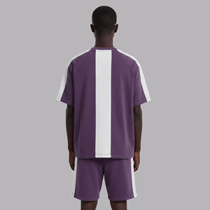 Nouvelle Arrivée Haute Qualité Été 2026 Vêtements Décontractés Personnalisés avec Logo Sérigraphié 100% Coton Uni Respirant Grande Taille Hip Hop - Product Image 6