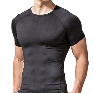 T-shirts de compression pour hommes, vêtements de sport, coupe athlétique, tissu ajusté, manches courtes, soutien corporel, pour la gym et l'entraînement. - Product Image 1