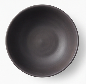 Bol noir haut de gamme avec motif lotus doré, fait main, style minimaliste, vaisselle pour cadeau, accent de table sophistiqué - Product Image 3
