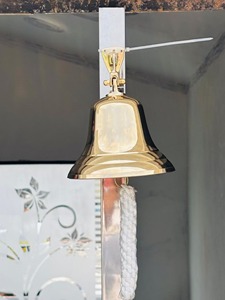 Campana de Latón Personalizada con Acabado de Lujo, Campana de Latón Premium para el Hogar, Templo, Diseño Náutico, Exterior y Entrada de Hotel - Product Image 2