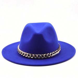 Chapeaux Fedora en Polyester et Coton Style Personnalisé avec Chaîne Dorée pour Fêtes et Pêche Unisexe – Vente en Gros Chine – Abordables - Product Image 3