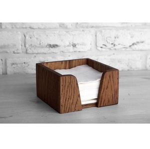Wooden <b>Napkin</b> <b>Holder</b> For Modern Dining Table Home Kitchen Restaurant Hotel Cafe Wedding Party Decorative Table Setting - Product Image 1