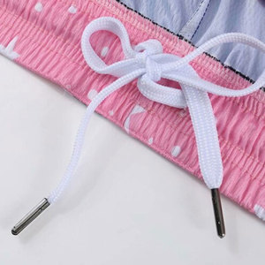 Uniforme de basket-ball unisexe, imprimé animal, bleu rose dégradé, maillot sans manches, short en mesh, évacuation de l'humidité, nom d'équipe personnalisé, tout - Product Image 5