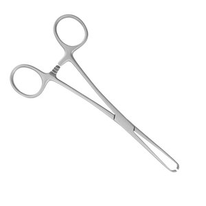 Pinzas de agarre de tejido Allis de acero inoxidable de 15 cm / 6 pulgadas con dientes entrelazados, pinza quirúrgica y veterinaria, fabricante de Pakistán - Product Image 4