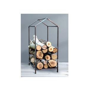 Modern Design Folding Log Holder Black Coated Finished portable Log Holder - Product Image 3