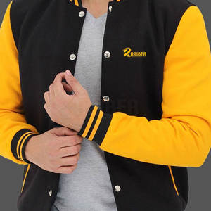 Chaqueta Varsity Cómoda para Hombre, Estilo Urbano, Diseñada con un Tacto Premium y Apariencia Moderna - Product Image 6