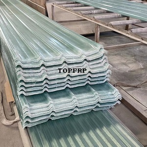 ขายตรงจากโรงงาน แผ่นหลังคาไฟเบอร์กลาส FRP/GRP แผ่นหลังคาพลาสติกลอนลูกฟูก แผ่นหลังคากระเบื้อง - Product Image 1