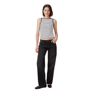 Débardeur Femme Léger en Mélange Polyester/Coton Respirant, Écologique et de Haute Qualité, Style Streetwear, Vente en Gros, Logo Personnalisé - Product Image 2