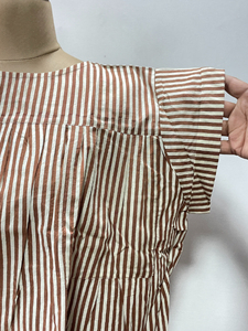 Blusa de Algodón, Corte Imperio, Manga Fluida, Túnica Boho de Algodón, Talla Única Ajustable, Top de Verano para Uso Diario - Product Image 4