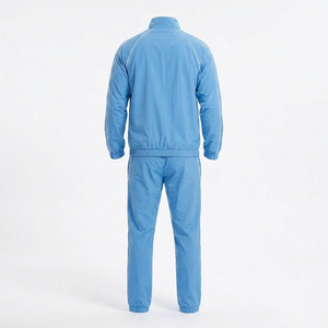 2026 Wholesale Custom Logo <b>Mens</b> Lightweight Polyester Waterproof Breathable Tracksuit 2 Piece Piping Windbreaker Jacket <b>Pants</b> - Product Image 4