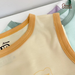 Conjunto de Ropa sin Mangas para Niños al por Mayor, Atuendo Transpirable de Verano, Conjunto de 2 Piezas Elegante para Niños, Fabricante y Proveedor OEM de Vietnam - Product Image 2