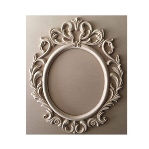 Wooden <b>Mirror</b> Frame Elegant Decor Component Designed to Enhance Residential Atmospheres with Enduring Visual Interest - Product Image 5