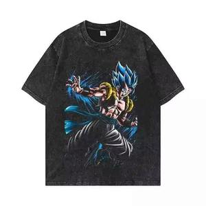 T-shirt Homme Vintage 100% Coton, Coupe Classique, Lavage Acide, Respirant, 220g, Haute Qualité, Manches Courtes, Style Urbain, Personnalisable - Product Image 5