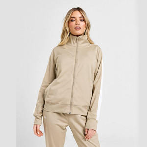 ชุดวอร์มผู้หญิงไซส์ใหญ่พร้อมโลโก้สั่งทำ ผ้าฝ้ายฟลีซ 100% แฟชั่นปี 2026 ชุดออกกำลังกายและเล่นกีฬา ซิปครึ่งตัว ชุดลำลองอุ่นสบาย - Product Image 2