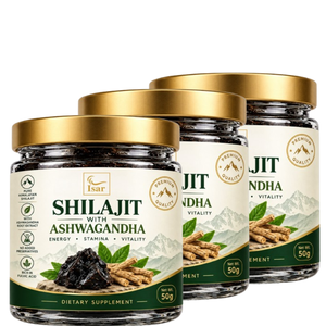Résine de Shilajit de Qualité 50g à Usage Quotidien avec Ashwagandha, Shilajit Naturel des Himalayas pour Soutenir l'Énergie et la Vitalité Naturelles - Product Image 1