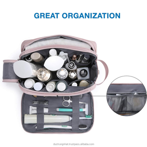 Sac d'emballage cosmétique écologique de la meilleure qualité pour femmes sac de maquillage en gros à fermeture éclair à motif de bonbons fabricant du Vietnam - Product Image 4