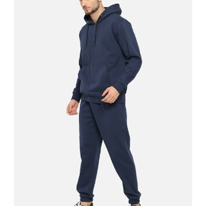Conjunto de Sudadera con Capucha y Pantalones Deportivos para Hombre Yourbrand, 100% Algodón Felpa, Transpirable, Ropa Urbana de Invierno, Informal, con Logotipo Estampado en la Parte Delantera - Product Image 2