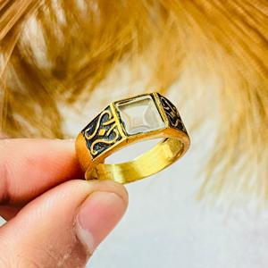 <b>Moonstone</b> Signet <b>Ring</b> Geometric Tribal Punk Biker <b>Ring</b> Wholesale <b>Ring</b> For Men's - Product Image 6