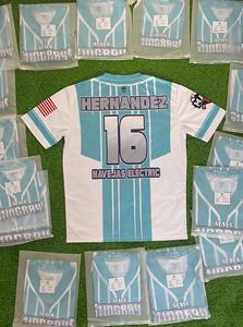 เสื้อเบสบอลแบบซับลิเมชั่นสั่งทำพิเศษ |   ชุดทีมคอวี |   เสื้อกีฬาโพลีเอสเตอร์ระบายอากาศได้ดีสำหรับสโมสรและทีม - Product Image 3
