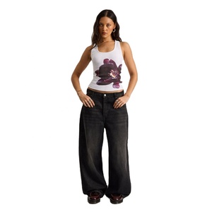 Débardeur Sportif Personnalisable à Col Rond en Coton Tricoté Côtelé Écologique Respirant Séchage Rapide Léger pour Femme - Product Image 2