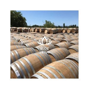 LIVRAISON IMMÉDIATE Fût en bois de chêne vintage de qualité alimentaire 200L 300L 500L pour vieillissement de bière, bain de glace et stockage de boissons - Product Image 1