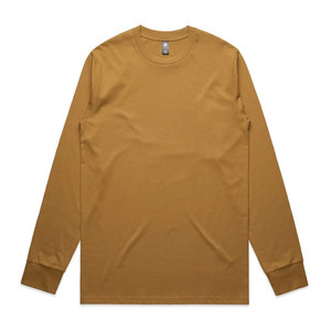 T-shirt unisexe blanc à manches longues coupe ample - Coton peigné premium respirant, col rond uni, style streetwear - Product Image 5