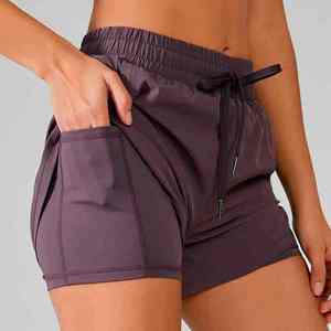 Shorts Deportivos de Verano para Mujer, Elásticos, de Cintura Alta, Transpirables, de Secado Rápido, para Yoga y Deportes al Aire Libre, Leggings de Yoga con Cintura Elástica - Product Image 6