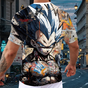 เสื้อยืดพิมพ์ลายดิจิทัลลายอนิเมะฮีโร่สำหรับผู้ชาย |   เสื้อยืดลายมังงะนักรบความละเอียดสูง |   เสื้อกราฟิกประสิทธิภาพสูงระบายอากาศได้ดี - Product Image 5