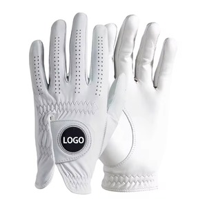 Gant de golf pour droitier, blanc, en PU, coupe-vent, respirant, fermeture auto-agrippante, pour hommes, sport - Product Image 4