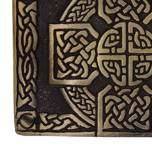 Hebilla de cinturón de alta calidad con nudo entrelazado celta, acabado cepillado antiguo / Hebilla de kilt de herencia escocesa - Product Image 5