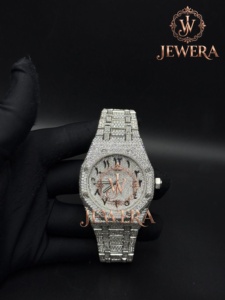 JEWERA Luxury Men's Chronograph Watch 41mm Case Stainless Steel Band Sapphire Crystal Mechanical Movement Analog Display Date - Product Image 2