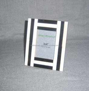 Cadre photo fait main en bois incrusté de motifs floraux écologiques créatifs orientés vers le vintage pour rehausser la décoration intérieure de luxe moderne - Product Image 2