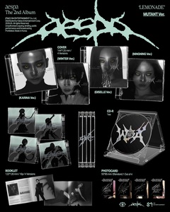 AESPA - [ LEMONADE ] อัลบั้มชุดที่ 2 (รุ่น MUTANT) อัลบั้มซีดีเคป๊อปขายดีที่สุดในเกาหลีสำหรับทุกวัย - Product Image 5