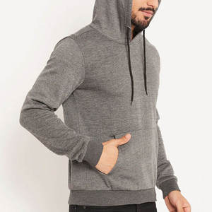 Sudadera con Capucha Casual para Hombre, 100% Algodón, Forro Polar, Color Sólido, Diseño con Bolsillos, Secado Rápido, Transpirable, Ecológica, para Invierno - Product Image 3