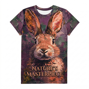 Wholesale Graphic Fashion Women Men's T Shirt Custom Design Your Own Fully 3D Printing Tee Shirt Sublimation <b>Tshirt</b> - Product Image 1